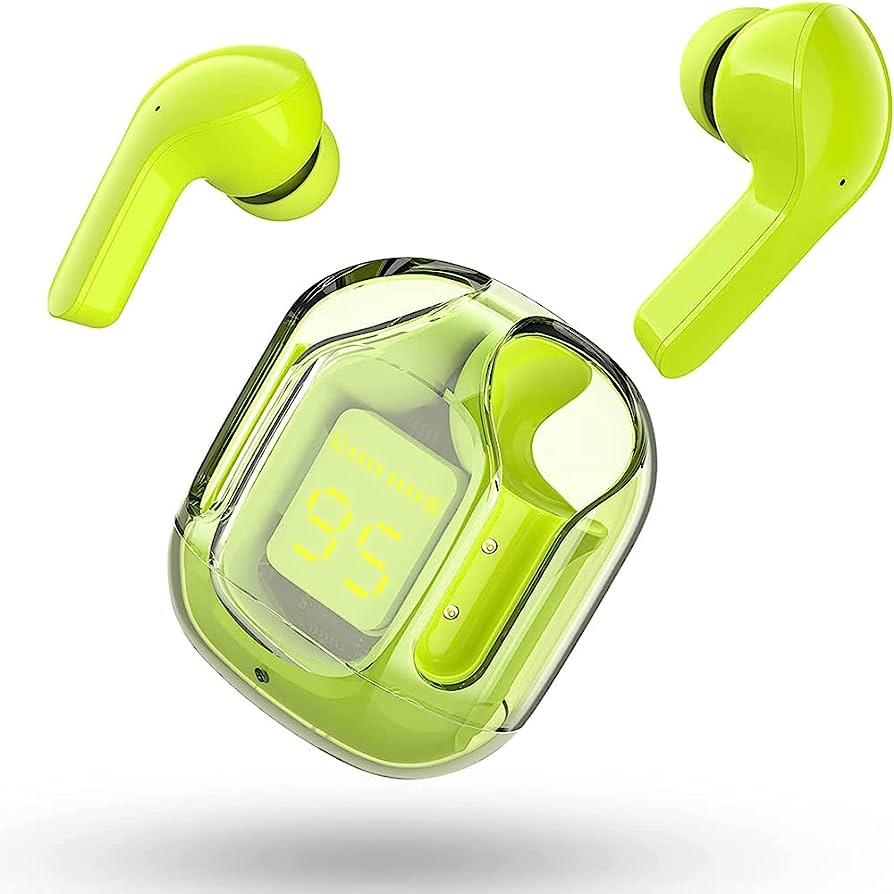 Air 31 Tws Original With Big Packing Transparent Earbuds Bluetooth 5.3v Green - Fussion Craft