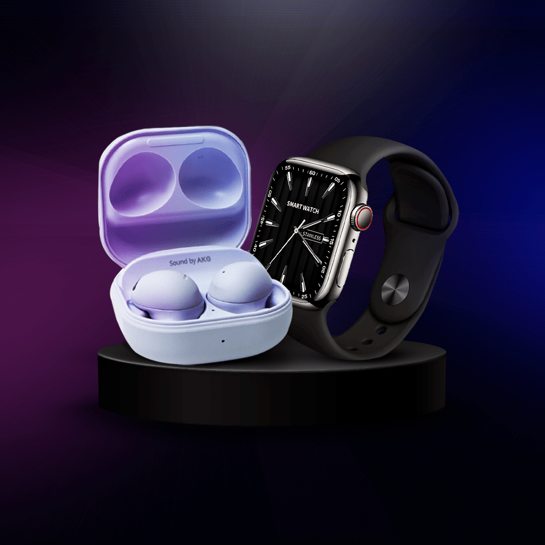 Samsung Galaxy Buds 2 Pro + Watch 9 Max Series 9 Smartwatch - Fussion Craft